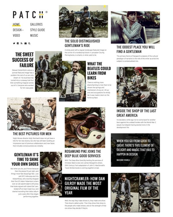 Patch a minimalistic WordPress blog theme