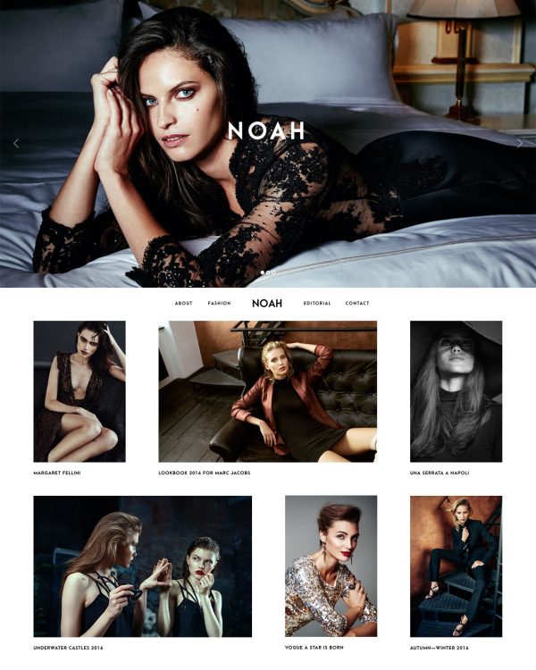 Noah WordPress theme for photographers