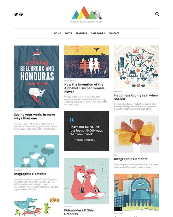 Heap is a simple blogging WordPress theme