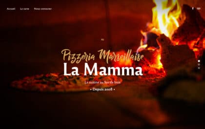 Pizzeria Marseillaise La Mamma Website created with Rosa 2